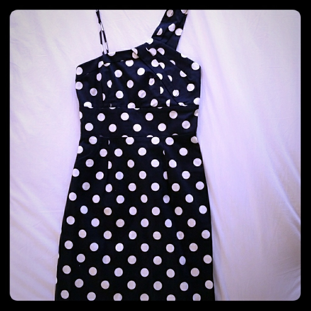 Mini polka dot dress